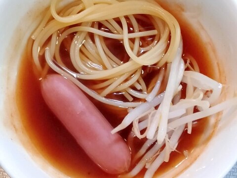 茹で鍋だけで2分で作る名古屋名物あんかけパスタ